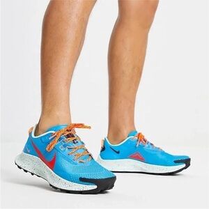 NIKE PEGASUS TRAIL 3 LASER BLUE/HABANERO RED
